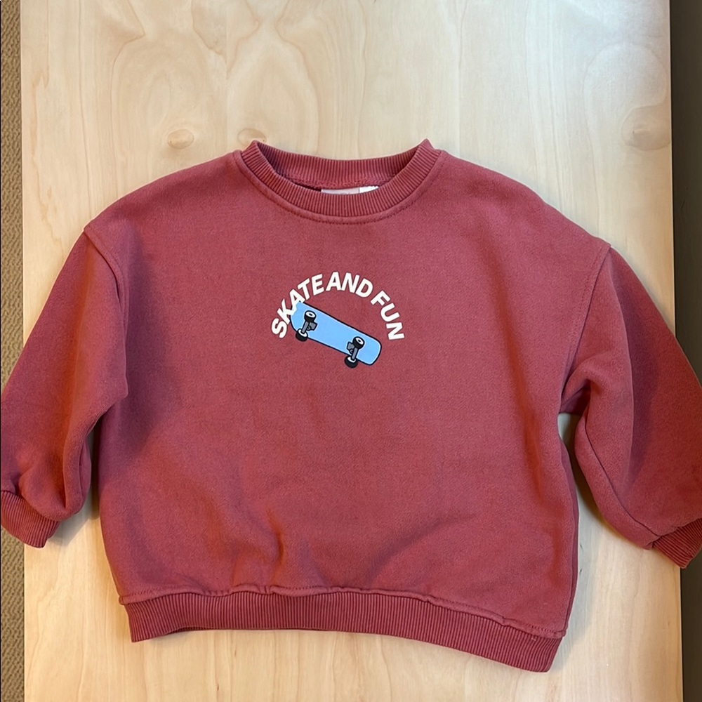 Zara Skateboard Sweatshirt (Toddler Boys) - Size 3T